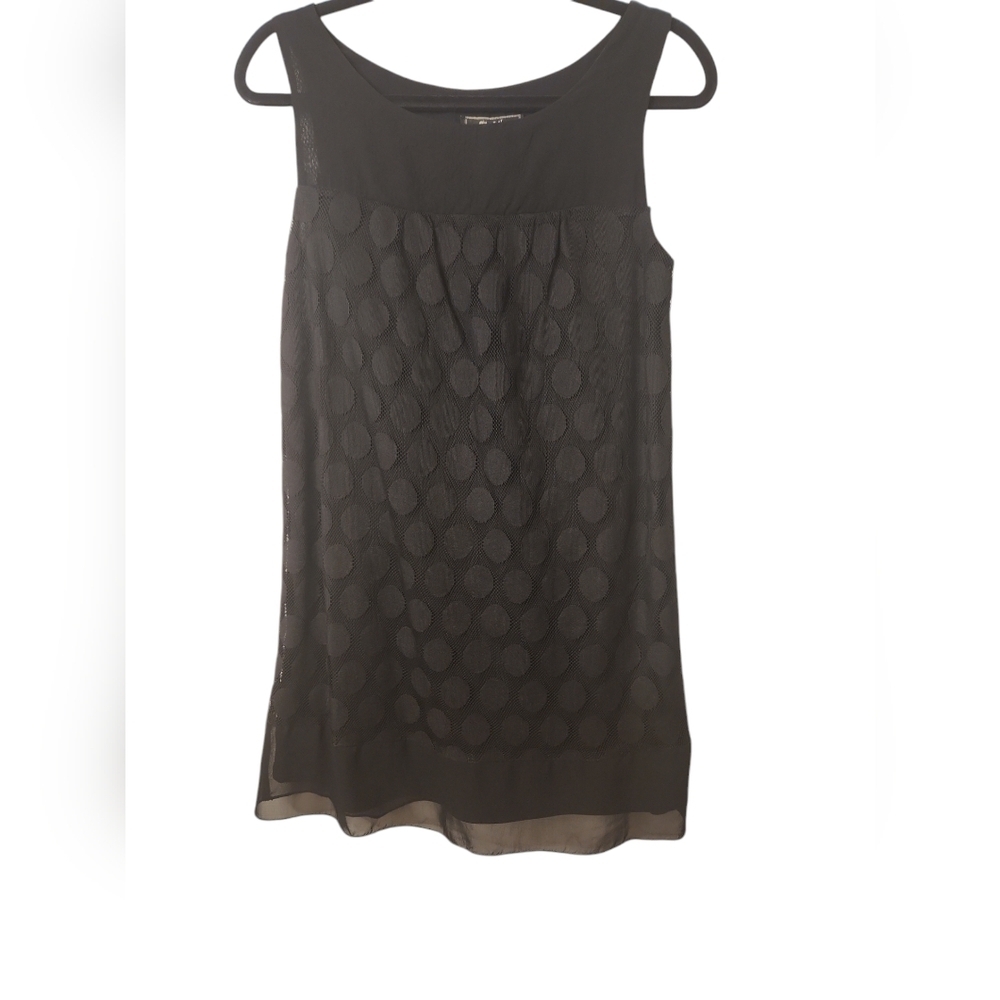 Lily Women's Black A-line Sleeveless Lace Dress Size XS
